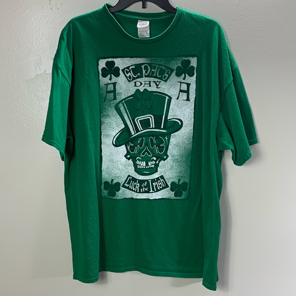 Delta Saint Patrick’s Day ”Luck of the Irish” Green Tee Shirt Men’s Size 2XL